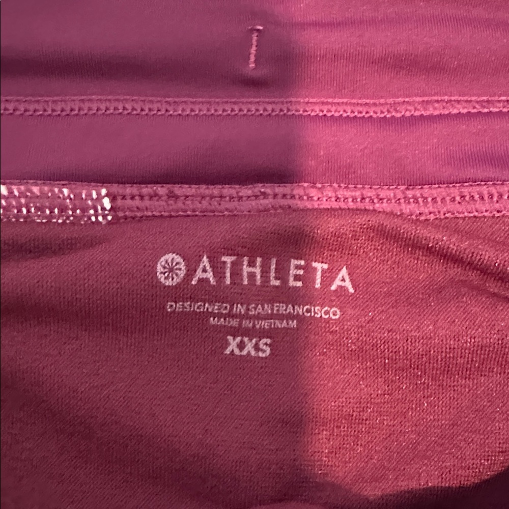 3 piece bundle Athleta Triangle Bikini Tops and Shorts Purple Small - Picture 3 of 10